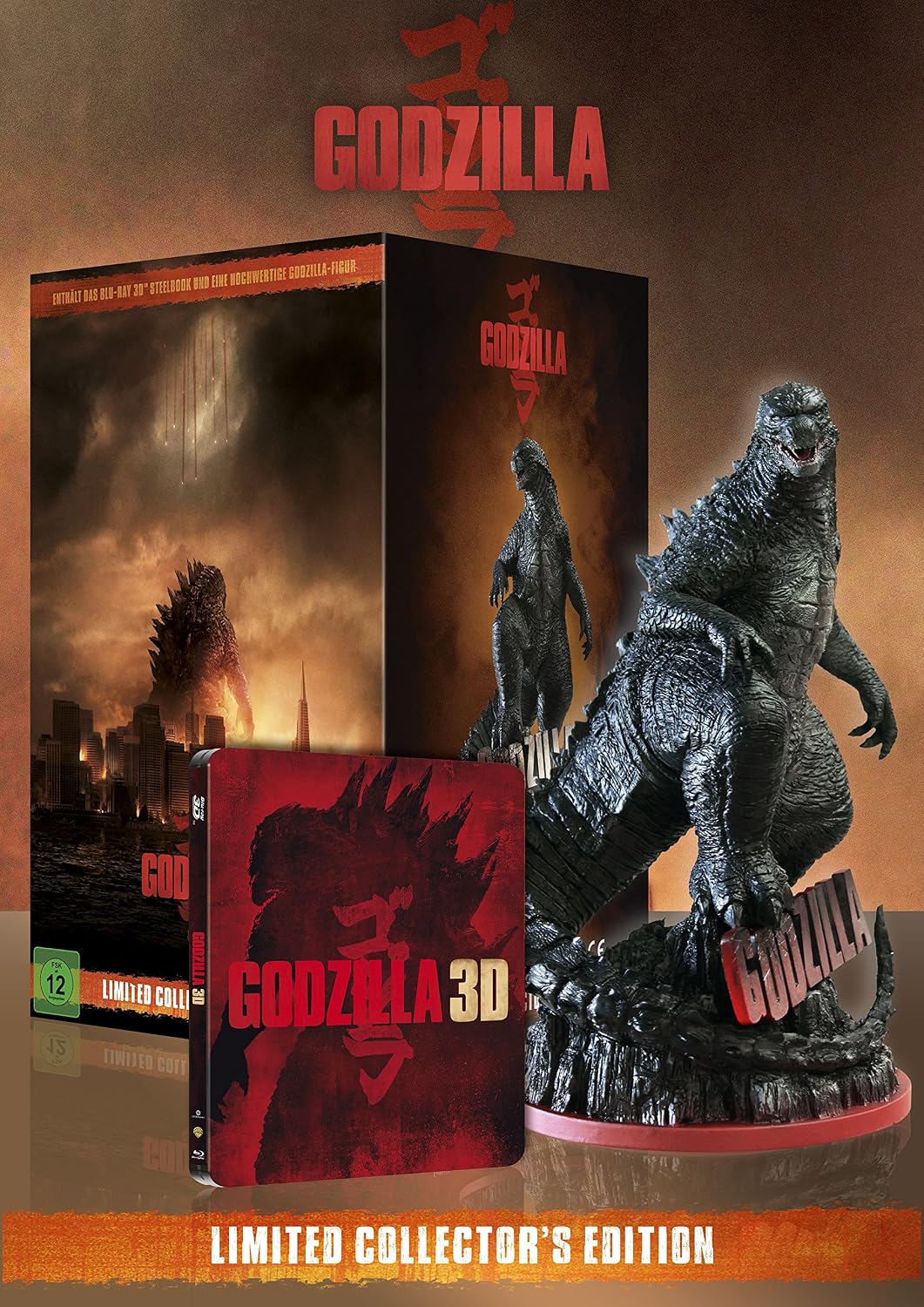 Germany's Limited Edition Godzilla 2014 Collector's 3D BluRay
